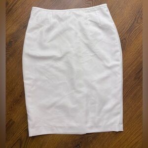 🌹 Le Suit 🌹 Classic White Midi Pencil Skirt